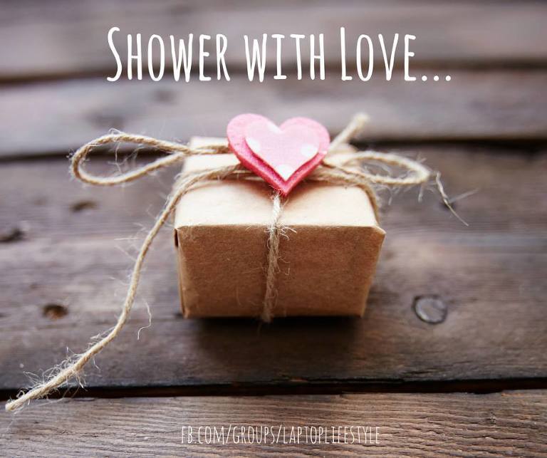 Shower with love gift box for Operation Love Lola by Ristaino Photography of Sarasota FL