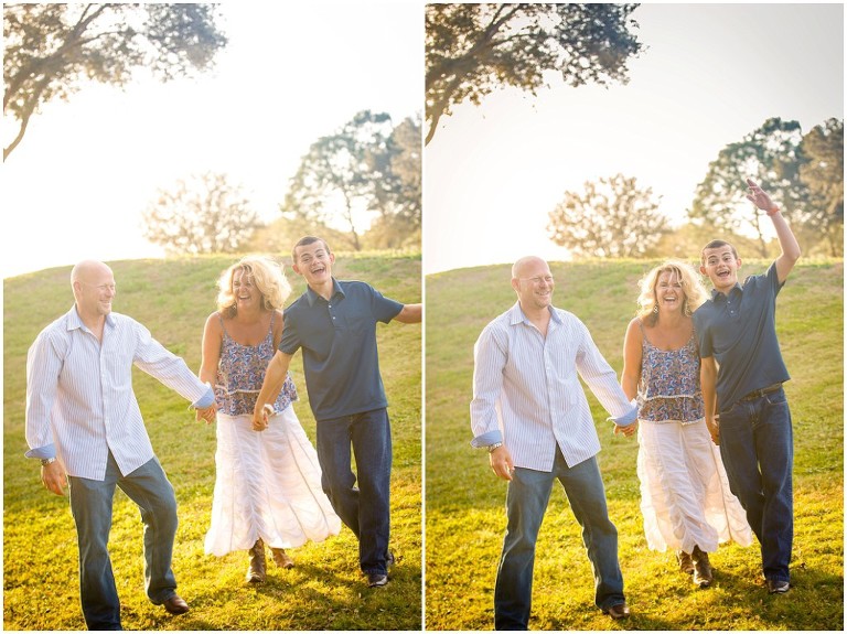 capturing joy with a family photo session what to wear in shades of blue by Ristaino Photography of Sarasota FL