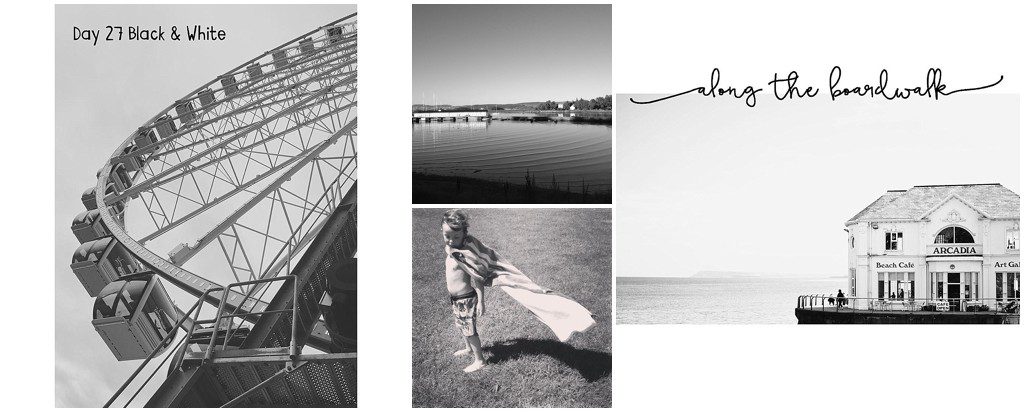 Black and white photos from summer photo challenge hosted by Ristaino Photography of Sarasota FL.