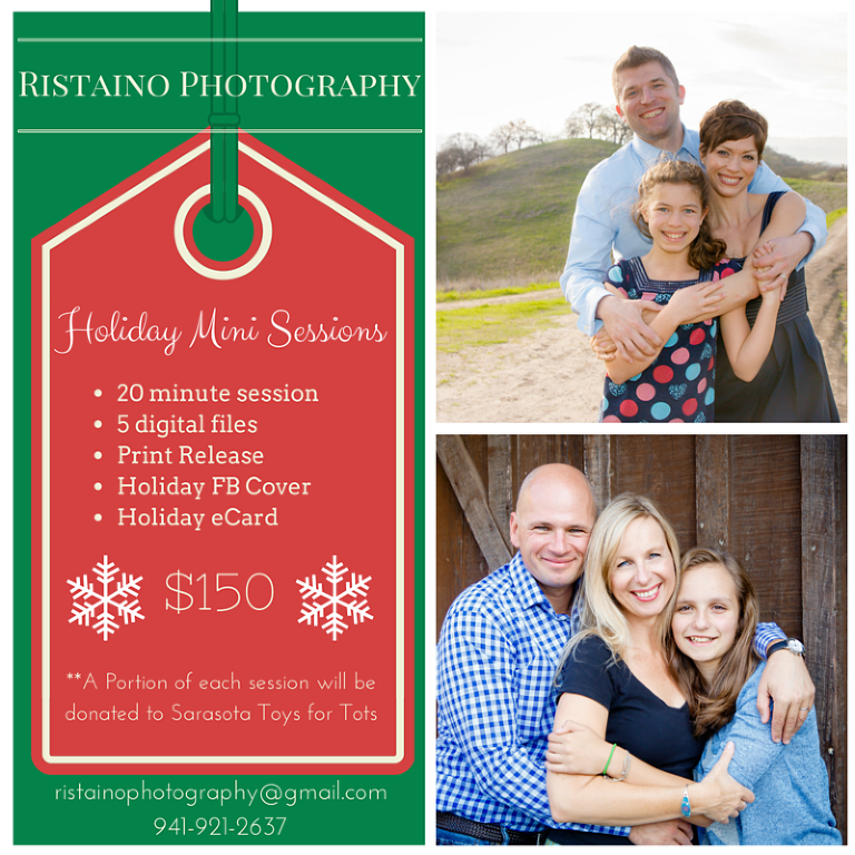 Holiday Mini Sessions for 2015 in Sarasota FL