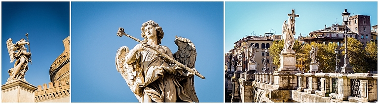 PONTE SANT’ANGELO BRIDGE OF ANGELS in Rome