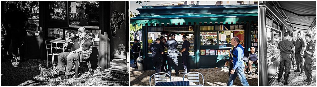 Sunday morning espresso at an outdoor cafe near the vatican in rome