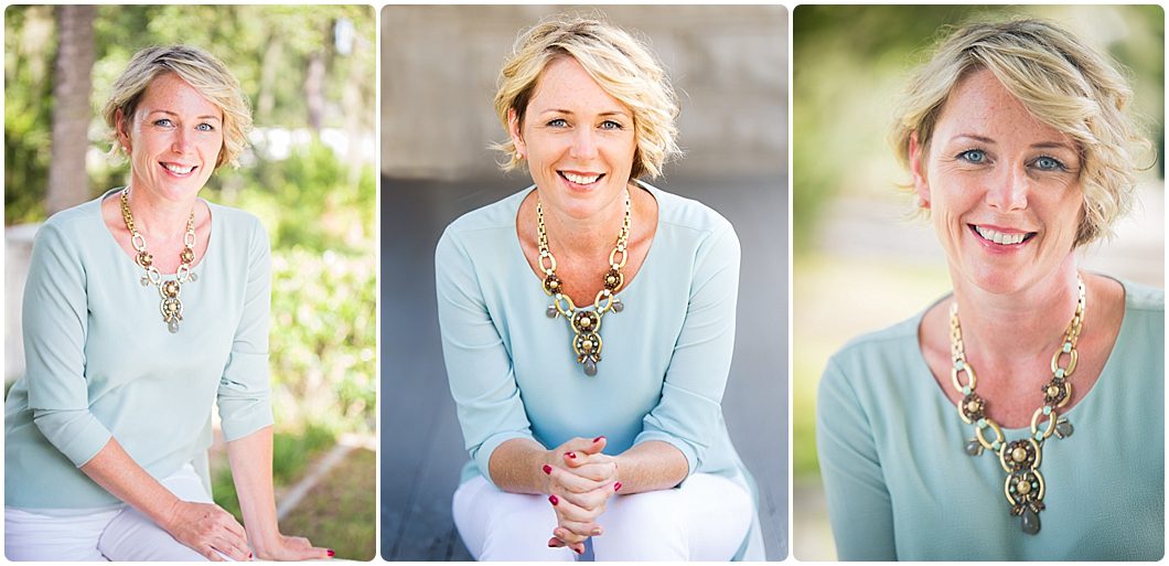 Dana Obleman headshots taken by Sarasota Headshot Photographer Ristaino Photography at Urfer Family Park