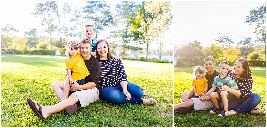 Sarasota Family Photography by Ristaino Photography, on location in Meredith New Hampshire at Church Landing. www.ristainophotography.com