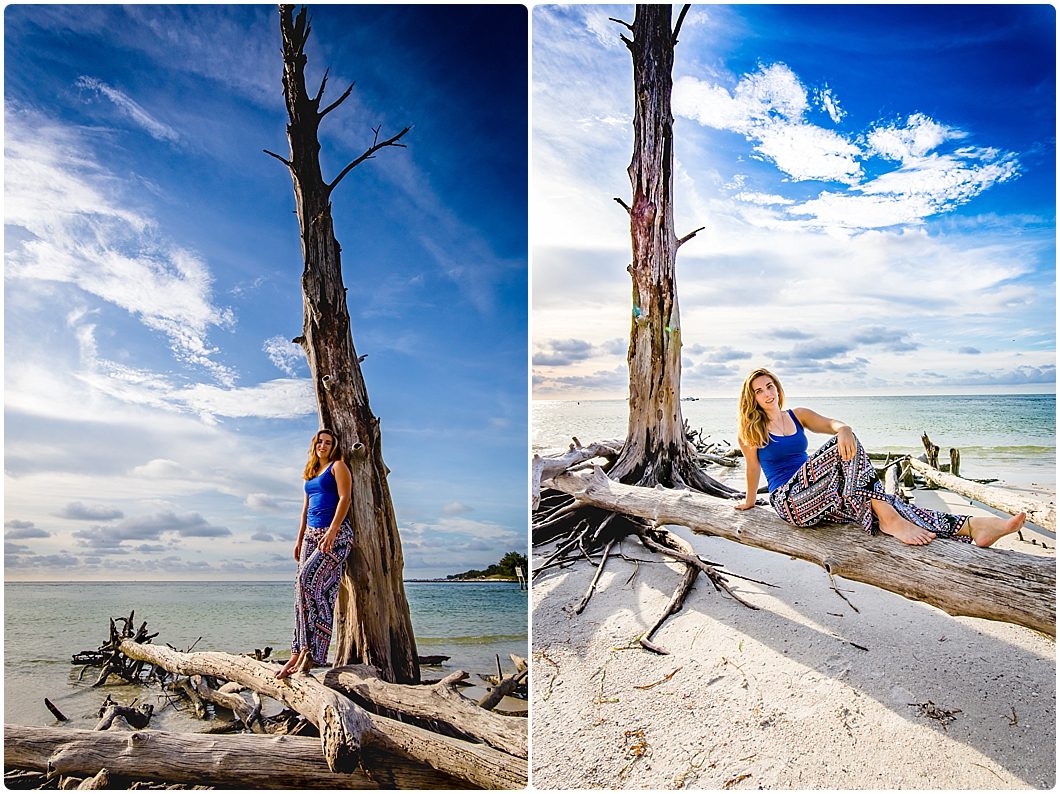 Sarasota High School Senior Photos by Sarasota Senior Photographer Ristaino Photography at Beer Can Island