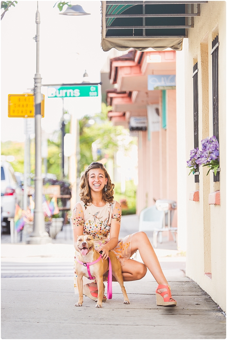 Sarasota Teen Headshots by Ristaino Photography in Downtown Sarasota