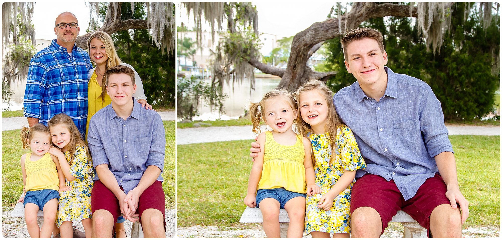 Family photos taken at Phillippi Estate Park Family Session in Sarasota Florida by Michaela Ristaino Photography Sarasota's Premier Family and Headshot Photographer