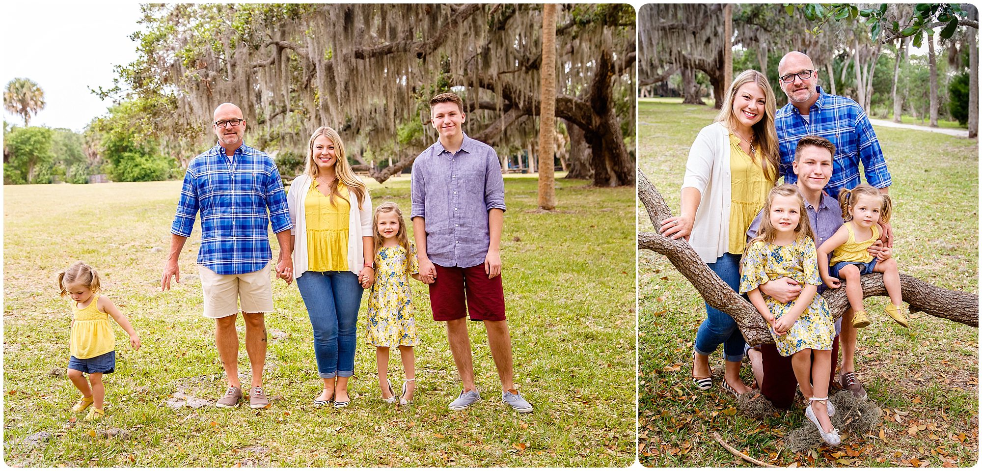 Family photos taken at Phillippi Estate Park Family Session in Sarasota Florida by Michaela Ristaino Photography Sarasota's Premier Family and Headshot Photographer