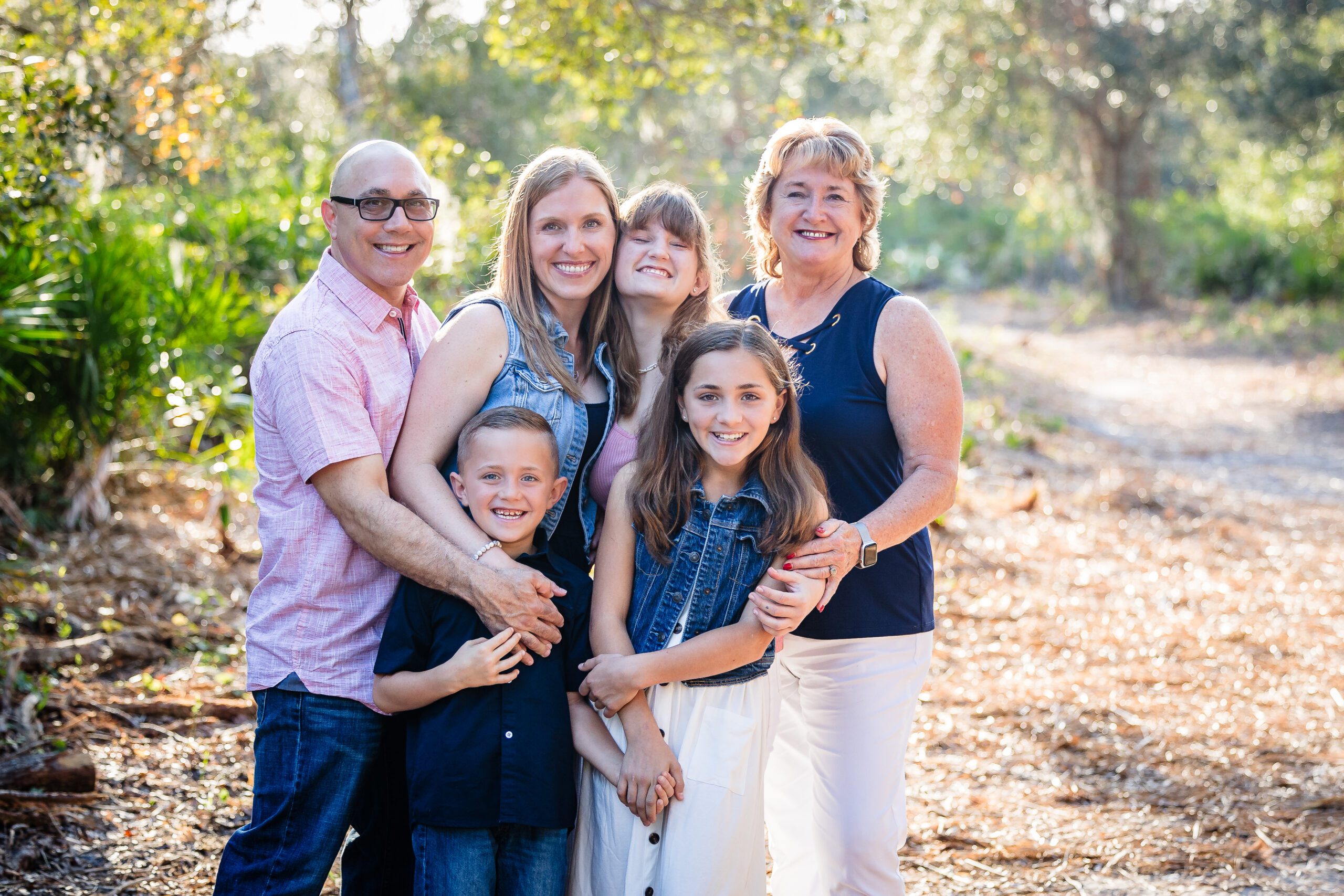 Family mini session at Urfer Family Park, Sarasota