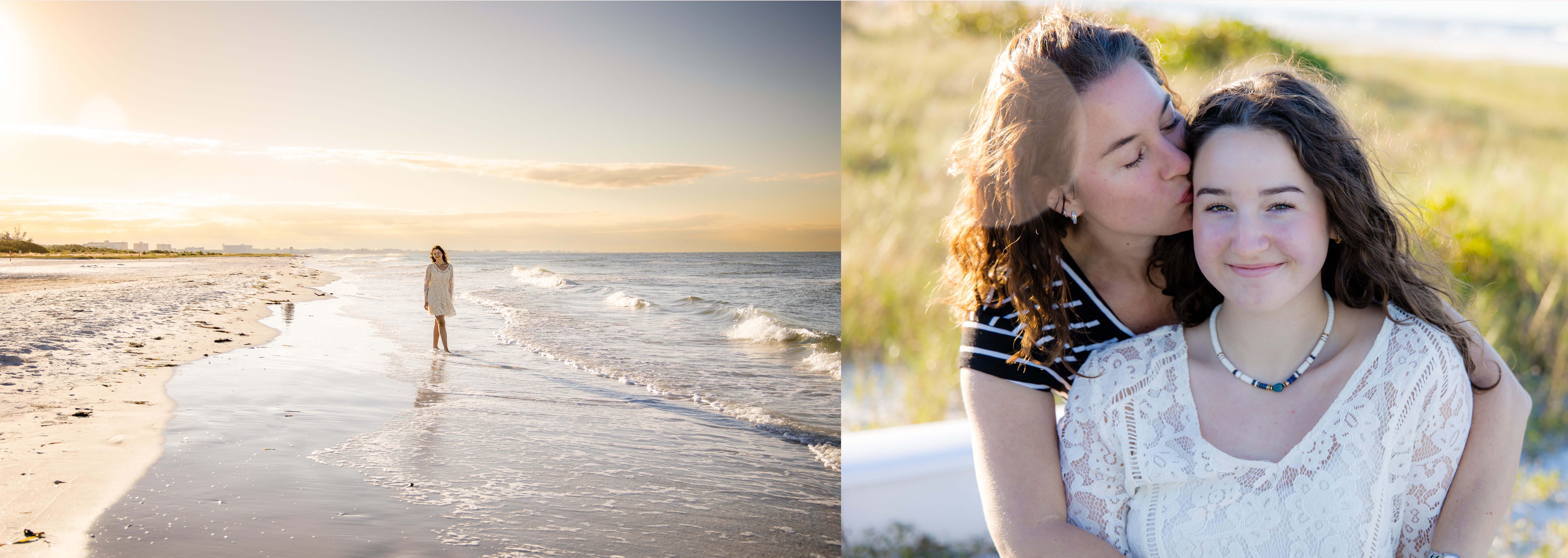 Sarasota senior portrait session and mother daughter moment by Ristaino Photography