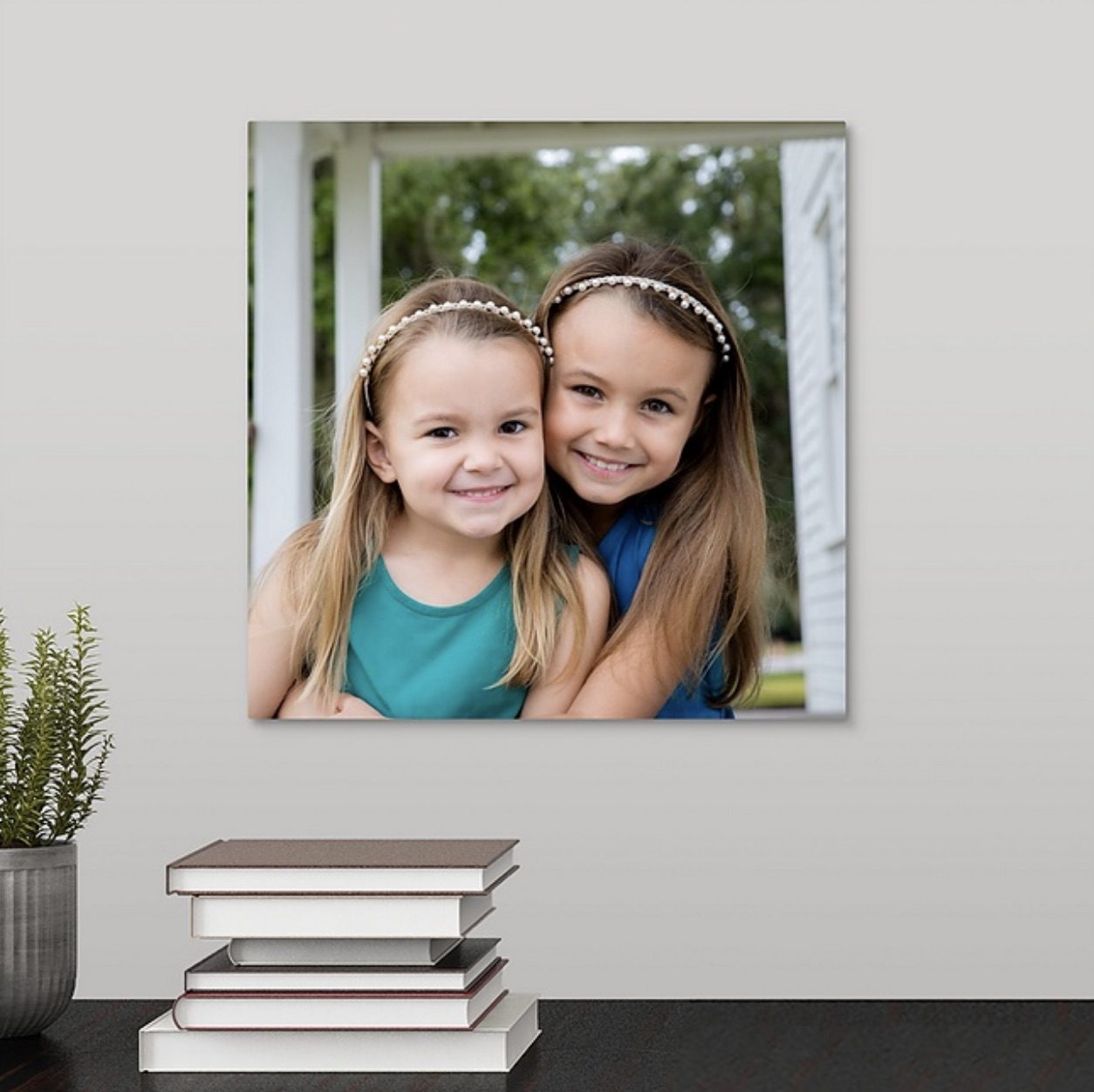12x12 canvas displayed on a wall